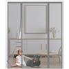 BBMMCLL Zanzariera Magnetica per Porte150x225cmTenda Anti-Zanzara Magnetica Chiusa Automatica Doppia Apertura Laterale Tenda Zanzariere Magnetiche per Porte Finestre Scorrevole Balcone,Grigio puro