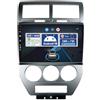 BXLIYER [4G+64G] BXLIYER 10.1 Pollici Autoradio Per Jeep Compass 1 MK (2006-2010) - Senza fili CarPlay + Android Auto - Android 16 - GRATUITI Camera - DAB Volante Mirror-link DSP Dual-Band WIFI - 2 Din