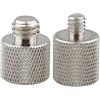 CAMVATE 1/4 femmina a 3/8 maschio e 3/8-16 femmina a maschio 1/4-20 vite adattatore per treppiede e fotocamera e piastra QR/adattatore in ottone