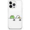 Generic Divertente custodia per iPhone con rana verde carino meme rospo, adorabile regalo a forma di animale - Cover per cellulare Duck Art (design 3; iPhone 12 Mini)