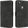 OKZone Cover per Samsung Galaxy A11/M11, Custodia in Pelle Samsung A11/M11, Antiurto Cover a Libro Galaxy A11/M11 Magnetica Portafoglio Folio PU Pelle Flip Caso con Wallet Case Cover (Nero)