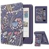 MoKo Custodia 6″ Tolino Shine Color/5 &Kobo Clara BW/Color/2E, Notte Blu | Cover per Tolino/Kobo Clara 6 2024/2022, Auto-Attivazione/Sonno, Slot per Schede, Cinghia da Polso, Supporto Pieghevole