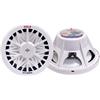 Pyle SUBWOOFER IMPERMEABILE PYLE PLMRW12 12 30,00 CM 300 MM BIANCO PER BARCA ZATTA O PISCINA O LOCALE ALL'APERTO, BOBINA SINGOLA DA 4 OHM DA 300 WATT RMS E 600 WATT MAX