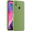 HULLIN Custodia per Telefono in Silicone Colorato, Adatta per HUAWEI Y7 2019 / Y7 Pro 2019 / Y7 Prime 2019 / Y7S (6.26) - Verde Matcha