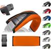 Voarmaks M50X - Copertura per archetto, a doppio strato, in neoprene, compatibile con cuffie Audio Technica ATH M50 M50X M50XBT M50S M40X M40 M30 M Series - Fascia di protezione arancione
