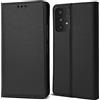 Generico LFstore-IT Custodia a Libro Smart Magnet compatibile con SAMSUNG GALAXY A13 5G / A04s - Cover Libretto Nero