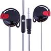 delr Auricolari a clip per cuffie cablate, 3,5 mm con gancio per orecchio portatile | -Auricolari con gancio per l'orecchio per esercizi Jogging Escursionismo Arrampicata Allenamento Campeggio Delr