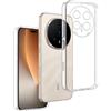 REY Cover in Gel TPU Trasparente per Honor Magic 8 PRO, Ultra Sottile 0,33 mm, Morbido Flessibile, Custodia Silicone