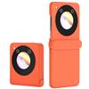 GIOPUEY Cover Compatibile con Nubia Flip, Materiale PC Rigido Custodia, Comodo e Liscio al Tatto Case，Antiurto, Anti-Impronta - Orange