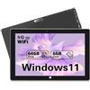 SZTPS Window 11 Tablet PC, tablet 10,1 pollici, tablet Window 11, tablet computer HD, touch screen 6 GB RAM + 64 GB, batteria grande da 6000 mAh