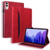 Generico DayQiQiPu Custodia per Lenovo Yoga Tab TB710FU, TB710FF (11,1 Pollici) Caso Retrò in Pelle PU Flip Stand Cover Portafoglio Guscio dalla Texture Morbida e Auto Wake/Sleep,Rosso