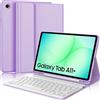 JADEMALL Tastiera per Samsung Tab A11+/A11 Plus 11 2025 | Italiana QWERTY Tastiera Bluetooth Magnetica Staccabile con Portapenne per Samsung Galaxy Tab A11+ Plus 11, Viola Chiaro