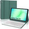 JADEMALL Tastiera per Samsung Tab A11+/A11 Plus 11 2025 | Italiana QWERTY Tastiera Bluetooth Magnetica Staccabile con Portapenne per Samsung Galaxy Tab A11+ Plus 11 2025, Verde Scuro