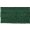 SaRani Zerbino Cocco Tappeto da Ingresso in Fibra Naturale Fondo Antiscivolo di Gomma Naturale, per uso Interno ed Esterno (Verde Unito, 50x100 cm)