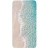 OnlyWow© Tappeti Bagno Tappetino Doccia Assorbente Bath Mat Decorazioni | 60x120 cm - Rettangolare - Memory Foam Tappeto Lavabile Moderni Costa - Sabbia - Blu