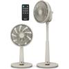 Duux Whisper 3 Ventilatore a treppiede - Ventola a risparmio energetico a 26 velocità, timer e modalità notturna, regolabile in altezza (73-95 cm) - Orizzontale + Oscillazione verticale - Greige