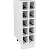VCM Portabottiglie larghezza 25 cm Scaffale Scaffale cucina Base cucina Esilo Portabottiglie larghezza 25 cm Scaffale Scaffale cucina Base cucina Esilo Bianco