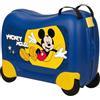 Samsonite carrello Dream2Go Disney Ride - on Suitcase Disney Mickey Happy blu