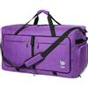 Bago Borsone da viaggio da 40 L, 60 L, 80 L, 100 L, 120 L, 140 L, borsone da viaggio, resistente, leggero, impermeabile, pieghevole, con scomparto per scarpe, borsa da notte pieghevole per uomini e