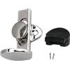Abbto Poggiapollice per clarinetto, Accessori per clarinetto in metallo Protect Cuscinetto di supporto per il pollice per clarinetto/oboe, Cuscino di supporto per dita tubolare nero Accessori per clarinetto