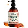 Wolf Belly Natural Pet Goodness Wolf Belly - Olio di Salmone per Cani e Gatti 100% Naturale (500 ml) | Olio di salmone (500 ml), Olio di pesce, Omega 3 e 6, EPA e DHA, Pelo sano, Ossa forti, Senza additivi, Prodotto in Europa