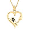 AIWENXI Collana per urna per cenere, con ciondolo a forma di cuore, per sempre, per cane, gatto, cenere, medaglione Keepsake Memorial