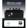 Mixer Audio USB Portatile 2 in 1 Uscita per Microfono Chitarra per Registrazione