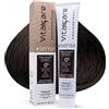 Vitalcare | +Sense - Colorazione Permanente, 4/3 Castano Dorato, 100ml | Crema Colorante Capelli, Senza Ammoniaca, Resorcina, PPD, Siliconi - Con Olio Di Argan, Macadamia e Avocado