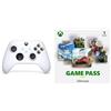 Xbox Controller Wireless Robot White + 1 Mese Game Pass Ultimate