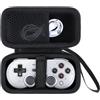 Lebakort Rigida Caso Custodia Protettiva per 8BitDo SN30 Pro Controller | Custodia rigida protettiva, Borsa da trasporto, Design compatto, Fornito con Grid Bag, Protezione Controller, Design Rigido