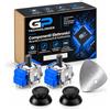GP Technologies Kit TMR JS13Pro+ SILVER per DualSense PS5 | Include Cappucci e Attrezzo, Tecnologia TMR Anti-Drift, Calibrazione Digitale, Facile da Installare, 2 Moduli di Ricambio