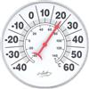 Infactory termometro da Finestra: Termometro a bimetallo, Temperatura in C° e F°, Temperatura in °C e °F, per Interni ed Esterni (da Parete, Giardino, WC)
