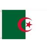 Boolavard Bandiera Coppa del Mondo 2026 - Bandiera Nazionale Ufficiale 1,5 x 90 cm, Grande, Bifacciale, con Occhielli in Ottone, USA, Canada e Messico (Algeria)