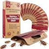 Pestmatic® Smart Trappole per Scarafaggi e Blatte da Interno, Set da 15 | Trappola Adesiva di Monitoraggio con Attrattivo, Rilevamento Efficace di Blatte, Senza Veleno & Sicura per Cucina