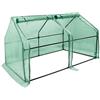 UISEBRT Serra da Giardino Serra per Pomodori, 180 x 90 x 90 cm, con pellicola protettiva impermeabile, 2 porte arrotolabili, serra per giardino, balcone, verde