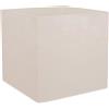 EDA - Vaso quadrato 50 cm Volcania 57 L - Decorazione imitazione pietra - Doppia parete - Area di ritenzione idrica - 49,5 x 49,5 x 49,5 cm - Beige calcareo