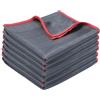 Carehabi 6 panni per la pulizia dei vetri, 30 x 40 cm, senza aloni, per la pulizia della casa e dell'auto, in microfibra, 400 g/m², senza pelucchi