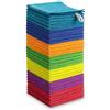 Vileda Colors, panni multiuso in microfibra, confezione da 35 | Materiale in microfibra, 30 x 30 cm, multicolore, per la pulizia a umido e a secco