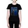 Capzy Retro Marco Mengoni Nero Donna Maglietta Black Women's T-Shirt Tee
