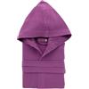 Corredocasa - Accappatoio Unisex in Cotone 100% con Cappuccio e Cintura, Modello Nido d'Ape per Uomo e Donna, Super Assorbente e Antiumidità, in Elegante Tinta Unita, Ideale per Casa, Hotel e Spa