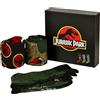 Elbenwald Jurassic Park Calzini Set 3 Paia per Uomo Donna Unisex in Cotone - Confezione Regalo - Nero