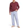 TRAMAS+ Pigiama Uomo in Cotone, Pigiama Uomo Completo Lungo con Maniche Lunghe, 100% Cotone, Comodo e Traspirante -