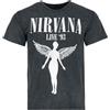 Nirvana In Utero '93 Uomo T-Shirt Nero 100% Cotone Regular