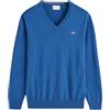 Gant Scollo A V in Cotone Classico Maglione Uomo (Pacco da 1)