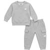 New Balance Set da 2 pezzi per ragazzi e bambini, in morbido pile, con felpa e pantaloni cargo (2T-12)