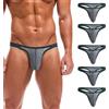 Summer Code Perizoma Uomo Jacquard String Tanga Sexy Lingerie Intimo | String Tanga Tessuto micro rete, Comfort tutto il giorno, per corsa e ufficio ad alte temperature