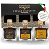 MANICARDI Set di 3 Condimenti all'Aceto Balsamico di Modena IGP | Selezionati con Tre Differenti Gradi di Densità - Prodotto in Italia, da 100 ml ciascuno