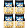 Glua Kepasta Gnocchi Keto Senza Glutine Low Carb, 4 Confezioni da 200 g | Con konjac e mandorle; 3,8 g di carboidrati e 40 kcal per 100 g; cottura in circa 1 minuto; peso totale 800 g