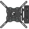 Amazon Basics Supporto per TV/supporto a parete, girevole, inclinabile, per TV o monitor a schermo piatto e curvo da 26-55 pollici fino a 36 kg, VESA max. 400 x 400 mm, nero