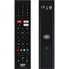 CGV Telecomando sostitutivo per televisori Hisense, CGV FIDELIO, nessuna programmazione necessaria, pronto all'uso